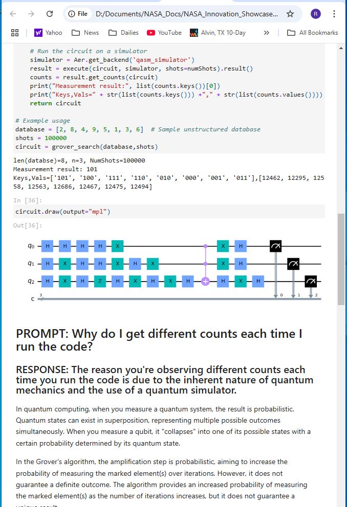 QC Grover's Algorithm